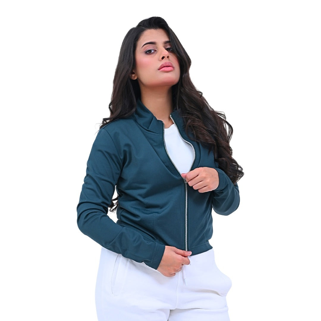 Ladies Zipper Full Sleeve